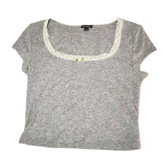 wild fable Tops - Wild Fable Coquette Rosebud Lace Top – Women’s Size M, Short Sleeve Babydoll